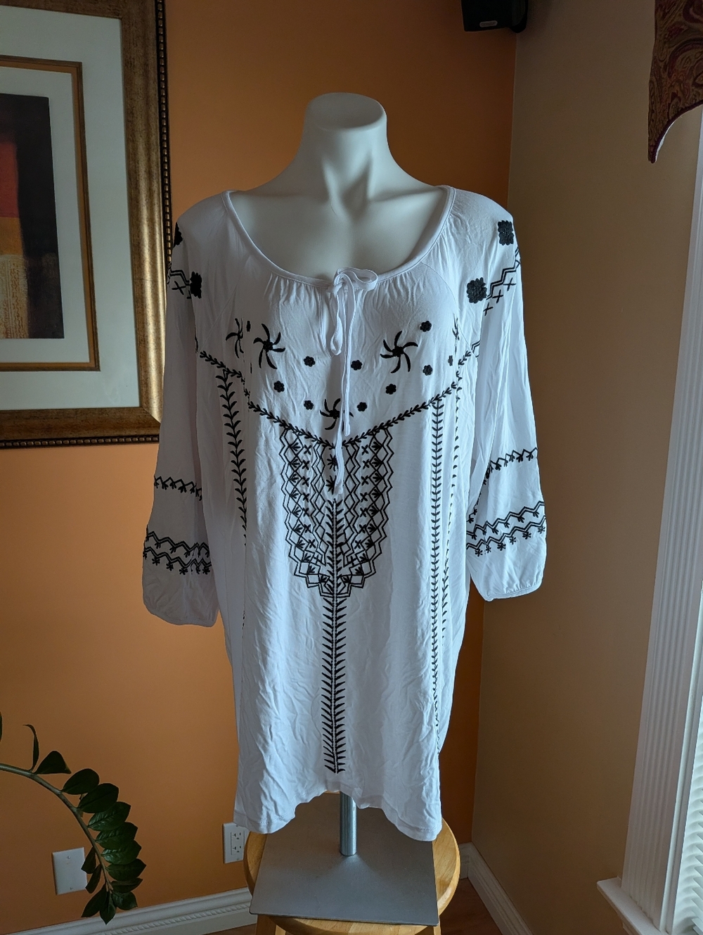 Bundles Of 4 Women’s Blouse in Teal and White